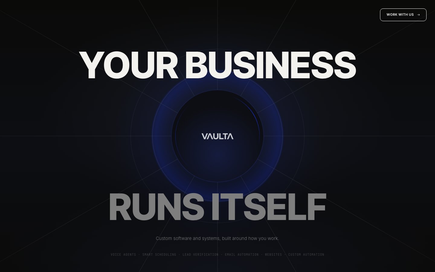 vaultaagency.com homepage